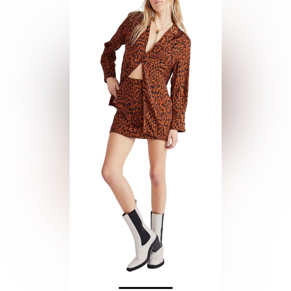 Free people Beatrice two-piece jacket set